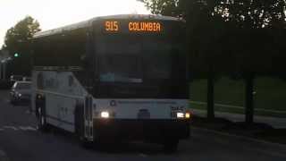 preview picture of video 'MTA Maryland / Commuter Bus: 2002 MCI D4500 #164-C on Route 915 \\ Columbia/Ellicott City Express'