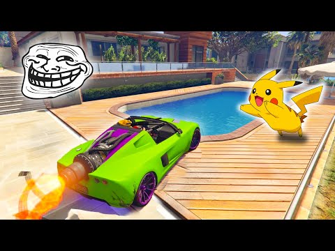 CARRERA TROLL ÉPICA! LA PISCINA SECRETA!! - GTA V ONLINE