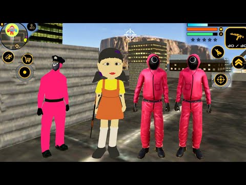 Squid Doll Rope Hero Vice Town New Game #1 - Android Gameplay