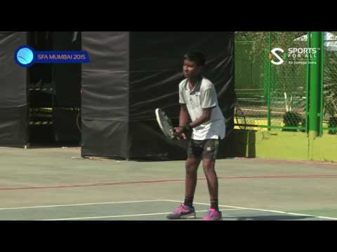 SFA Mumbai 2015 | Tennis | Bangaegi Anup MAhadev Vs Joseph Kevin | Boys | U12 | PQF