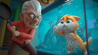 😿 A VOVÓ ME PRENDEU NO AQUÁRIO! I AM CAT - O FILME