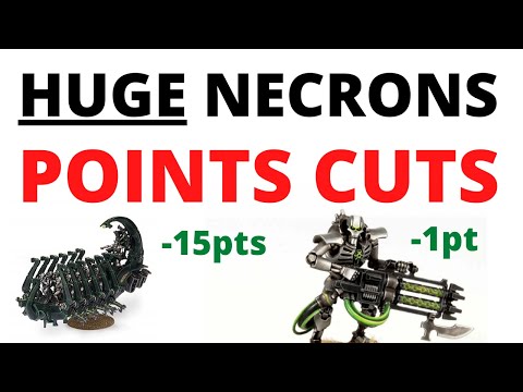 Necrons just got HUGE Points Buffs! C'Tan, Destroyers, Monoliths and MORE