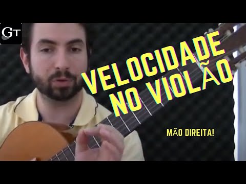 Exercise for speed on the guitar (right hand)