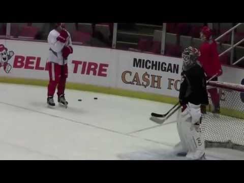 RED WINGS PREPS FOR GAME FOUR