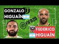 Federico Higuain vs Gonzalo Higuain (Higuain brothers) - FIFA 20 comparison