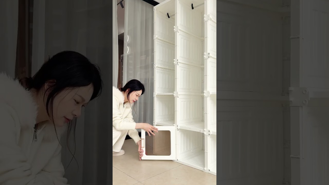 省スペースなのに大容量、毎日の収納がラクに。#収納家具 #部屋づくり #片付け #シンプルな暮らし #簡単収納 #暮らし #収納グッズ