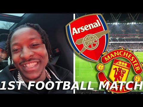 My First Football Match | Arsenal 2–3 Man United | Ft. M24 & Luke Shaw’s Dad