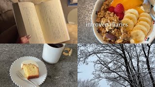 vlog｜SFを読む.ﾊﾟｳﾝﾄﾞｹｰｷを焼く.ひたすら2目ｺﾞﾑ編みな2日間🧣