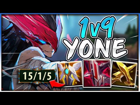 HOW I ALWAYS 1V9 WITH YONE EVERY SINGLE GAME | Challenger Yone - League of Legends