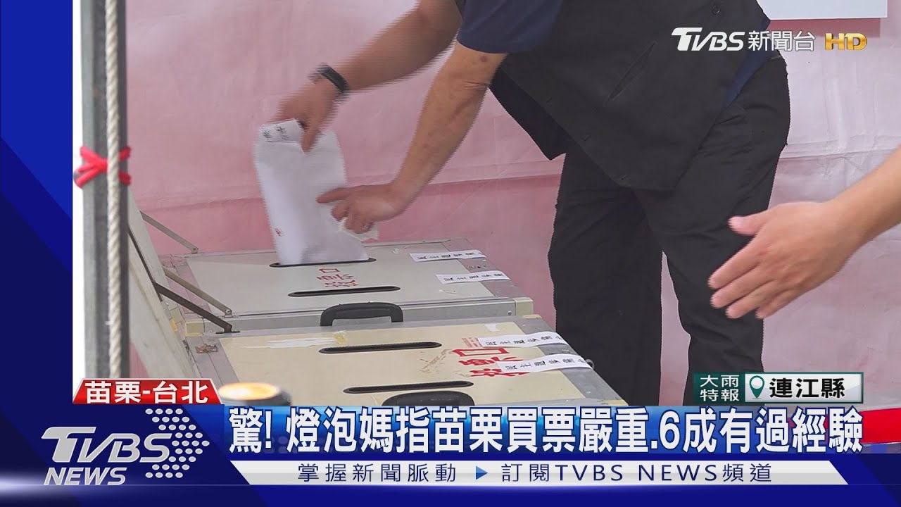 驚! 燈泡媽指苗栗買票嚴重、6成有過經驗
