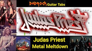Metal Meltdown - Judas Priest - Guitar + Bass TABS Lesson