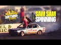 Sam Sam spinning BMW E30 | Austin's birthday bash