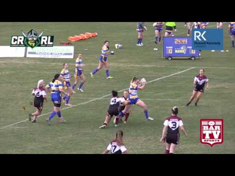 2017 Canberra RL Round 17 Ladies League Tag Highlights - Woden Valley Rams V Queanbeyan Kangaroos