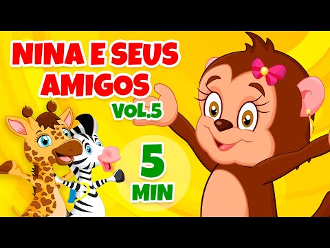 Nina e seus Amigos Vol. 5 - Giramille 5 min | Desenho Animado Musical