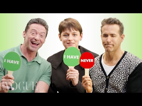 Ryan Reynolds, Hugh Jackman & Emma Corrin Play ‘Never Have I Ever’