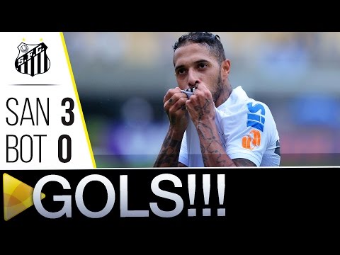 Santos 3 x 0 Botafogo | GOLS | Brasileirão (05/06/16)