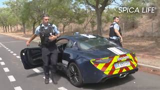Gendarmerie nationale : course poursuite à grande vitesse en Alpine