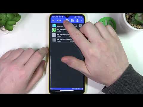 How to Pack Files Into RAR or Zip Archives on POCO C40 – Use RAR App