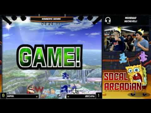 Socal Arcadian 2: Winner's Semis- Dadpool (Wario, Samus) vs Loyal (Game and Watch)