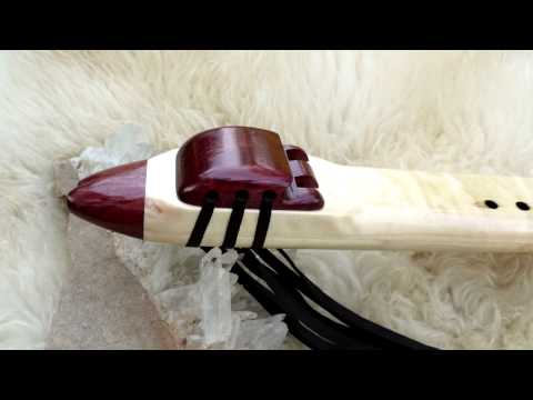 Native American Inspired 7 hole Extended Scale DRONE FLUTE in Key of E - UNIQUE!