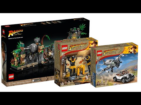 All LEGO Indiana Jones Sets 2023 Compilation/Collection Speed Build