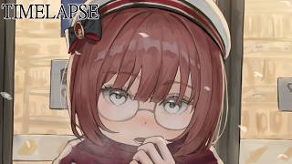 甘結もか | illustration timelapse