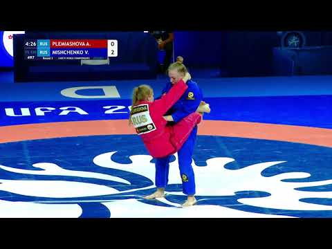 Round 3 Women's GP GI - 90 kg: A. PLEMIASHOVA (RUS) v. V. MISHCHENKO (RUS)