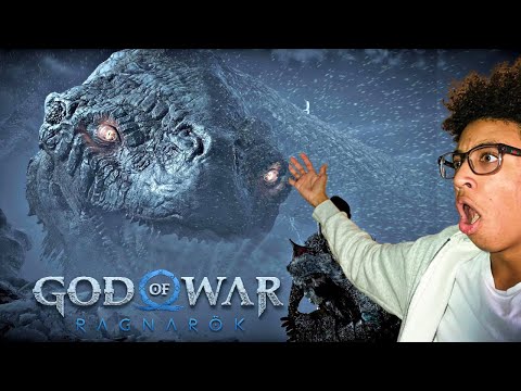 Atreus Calls The World Serpent Jormungandr Cutscene REACTION (God of War 5 Ragnarok)