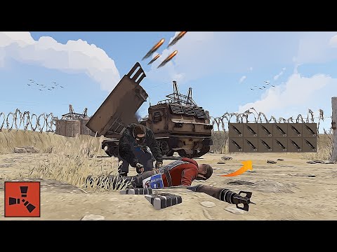 I STOLE ROCKETS From A CLAN And They ATTEMPTED To RAID ME - (Solo Rust)