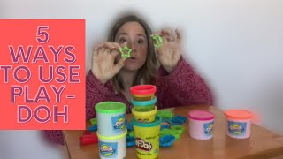 5 Ways to Use Play Doh With Your Child to Work on Speech Therapy  Language and Sensory Activities