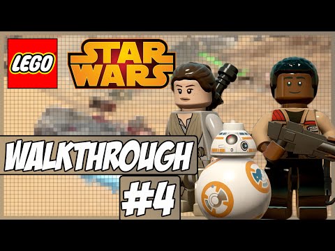 LEGO Star Wars: The Force Awakens Walkthrough Ep.4 w/Angel - Escape Jakku!