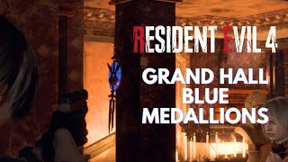 Resident Evil 4 Remake: Grand Hall Blue Medallion Locations
