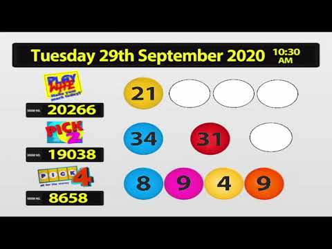 NLCB Online Draw Tuesday 29th September 2020
