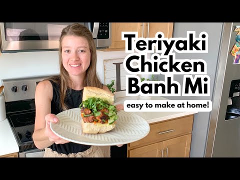 My Teriyaki Chicken Banh Mi | Vietnamese Sandwiches at Home!
