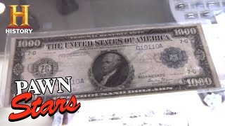 Pawn Stars: 1918 $1000 Federal Reserve Note (Season 7) | History