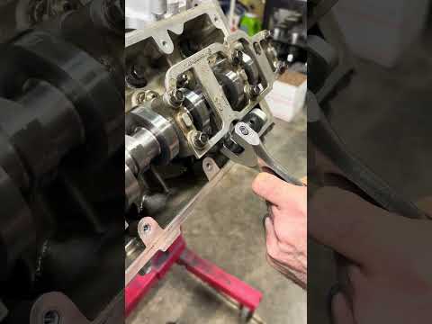 Installing Ford 4.6 SOHC rocker followers…