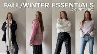 my fall/winter closet essentials + outfit inspo! 🧡 casual neutral outfit ideas 2022