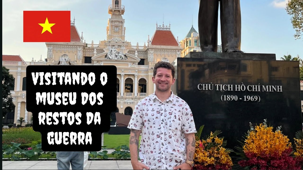 Isso só acontece no Vietnam | Visitando o museu War Remnants em Ho chi Minh