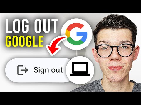 How To Sign Out Of Google Account On PC or Laptop - Full Guide