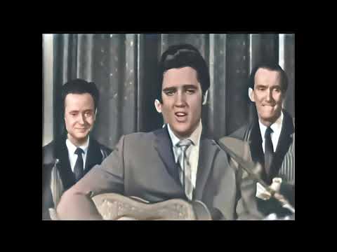 Elvis Presley - Hound Dog (October 28, 1956) [60fps 4K Colorful AI Enhanced Experiments]