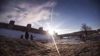 preview picture of video 'La muralla de Ávila, España'