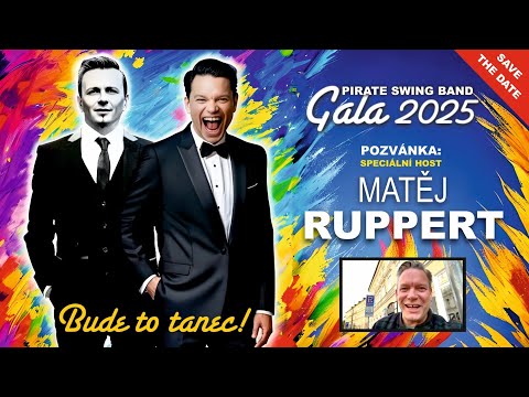 PIRATE SWING Band Gala 2025 - pozvánka od Matěje Rupperta