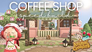 Coffee Shop on Strawbie! Speed Build | Animal Crossing New Horizons 2025