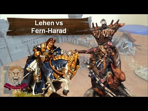Die Lehen vs Fern-Harad - 500 PKT - Meister des Kampfes - Herr der Ringe/ Mittelerde Tabletop