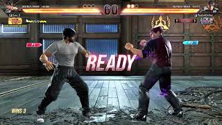 Tekken 8 - 🐲 Law vs STRONG Jin 👿 in an intense fight
