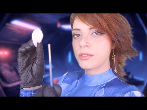 ASMR | Alien Professor Tests Your Face Sensitivity (Trigeminal Nerve)