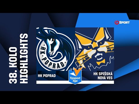 38. kolo: HK Poprad - HK Spišská Nová Ves 4:1 (2:0, 1:0, 1:1)