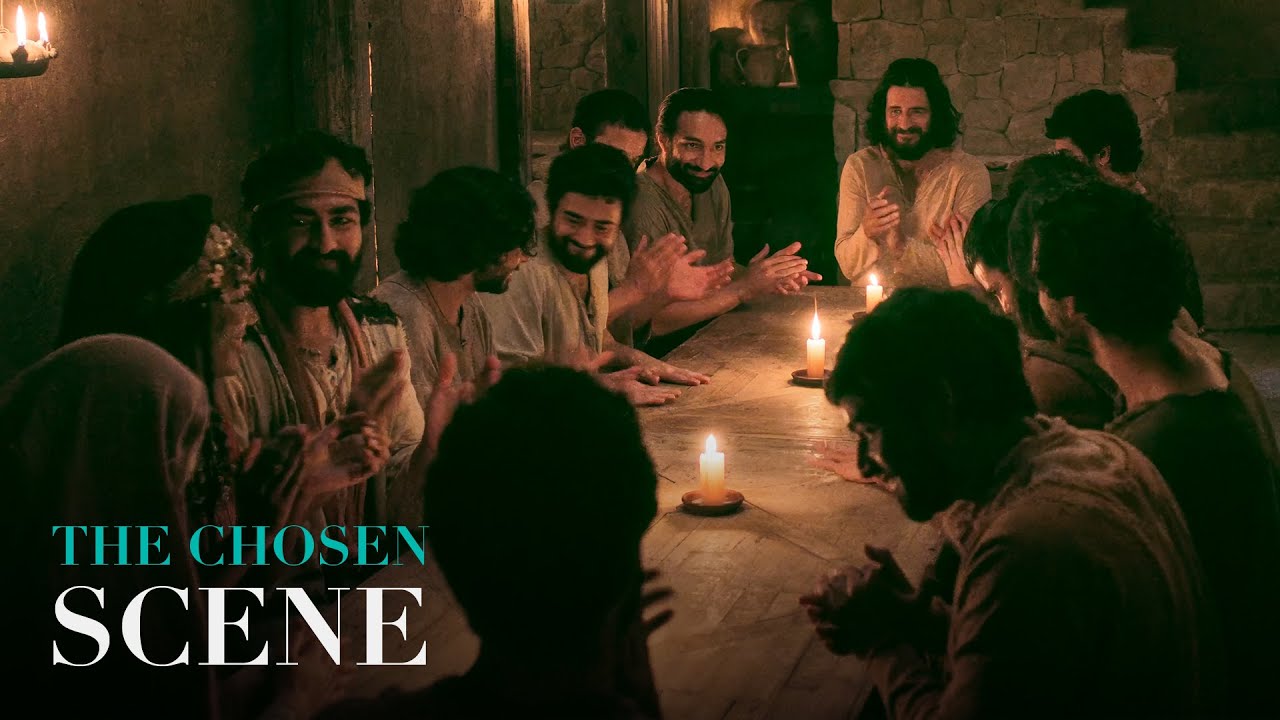 Jesus and the Disciples Celebrate Hanukkah (The Chosen Scene)