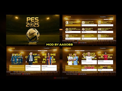NEW LAYOUT MENU  PES 2017 !! Golden Goals PES 2017 II CPK VERSION II ALL PATCH