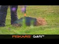  FISKARS Grėblys lapų didelis QuikFit (1000642) 